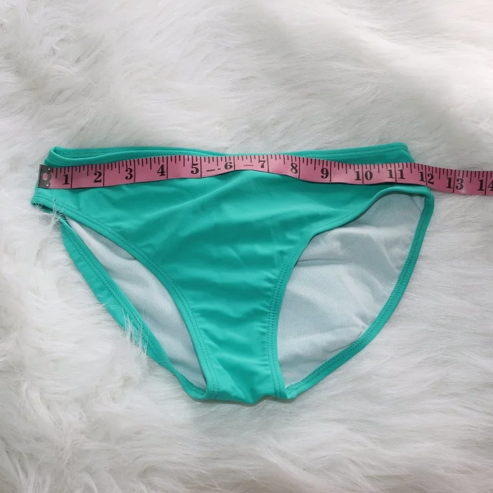 Justin Allen Teal Green Kids Bikini Bottom - Size 12